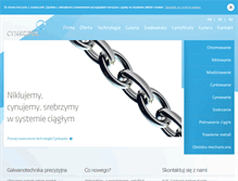 Tablet Screenshot of cynkopol.pl